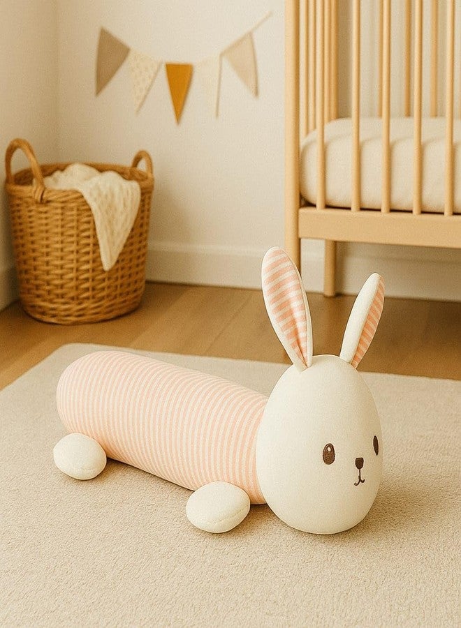 DTR Creation Piku Piku Music Bunny Rattle Toy for Babies | Soft Musical Plush Toy with Sound | Pink Striped Baby Rattle for Newborns & Toddlers | Safe, Washable & Adorable Gift for Boys & Girls - Image 4
